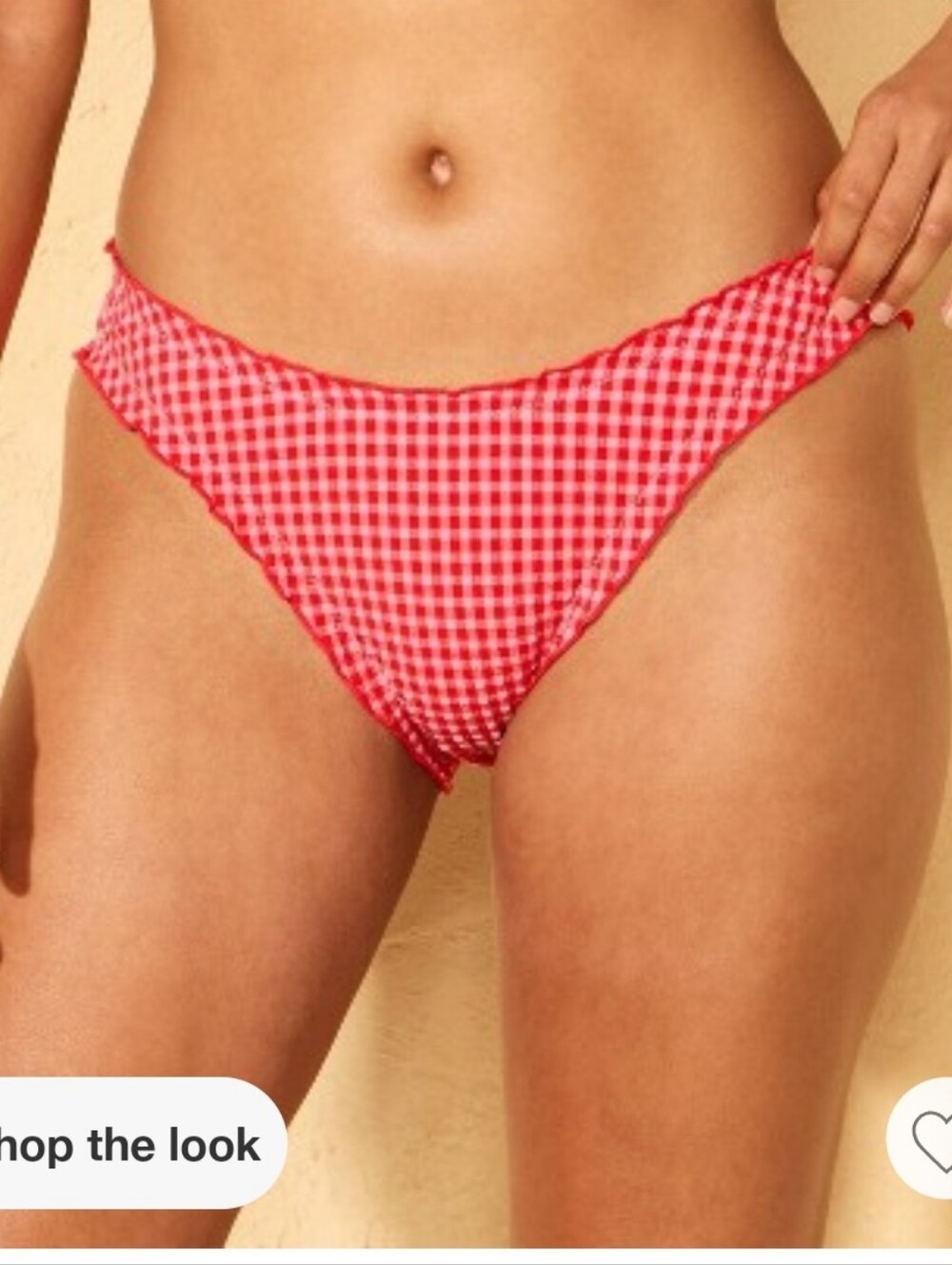 NWT Wild Fable Gingham Seersucker Bikini- XS Or 0/2 - Picture 5 of 13